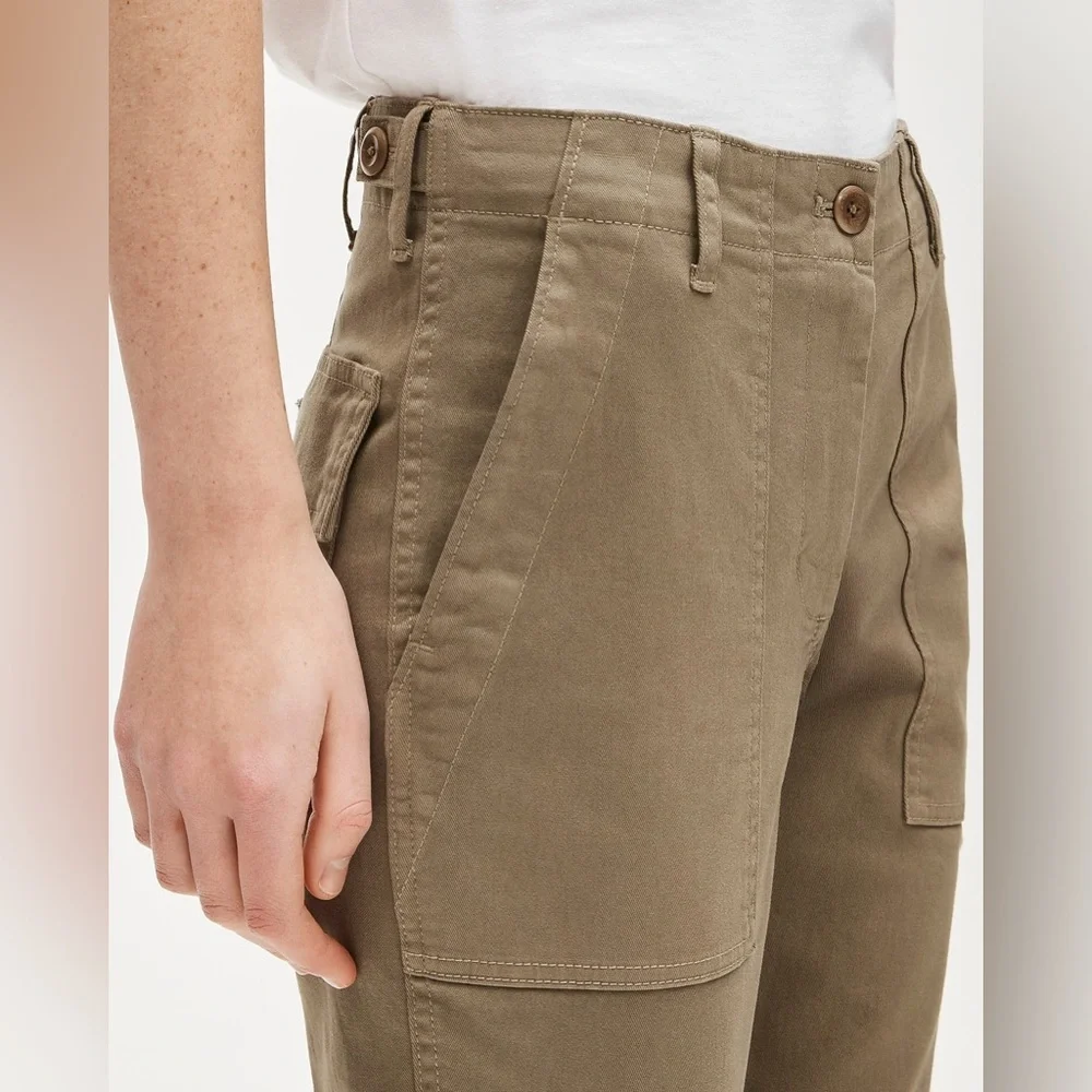 NWT J.Crew Patch-Pocket Slim Chino Pant in Black